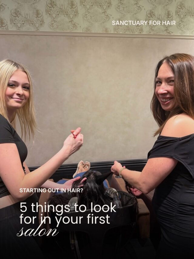 Where you start your hairdressing career shapes the next twenty years. Five things to look for in your first salon, and why Sanctuary has all five.

This is where you will be nurtured to your full potential. We have a first year apprentice position open now.   Send your resume to sanctuarycastlehill@sanctuaryforhair.com.au or come in and say hello.

📍 Castle Towers, Castle Hill

#SanctuaryForHair #CastleHillHairSalon #HairApprentice #HillsDistrictJobs #CastleHillJobs
